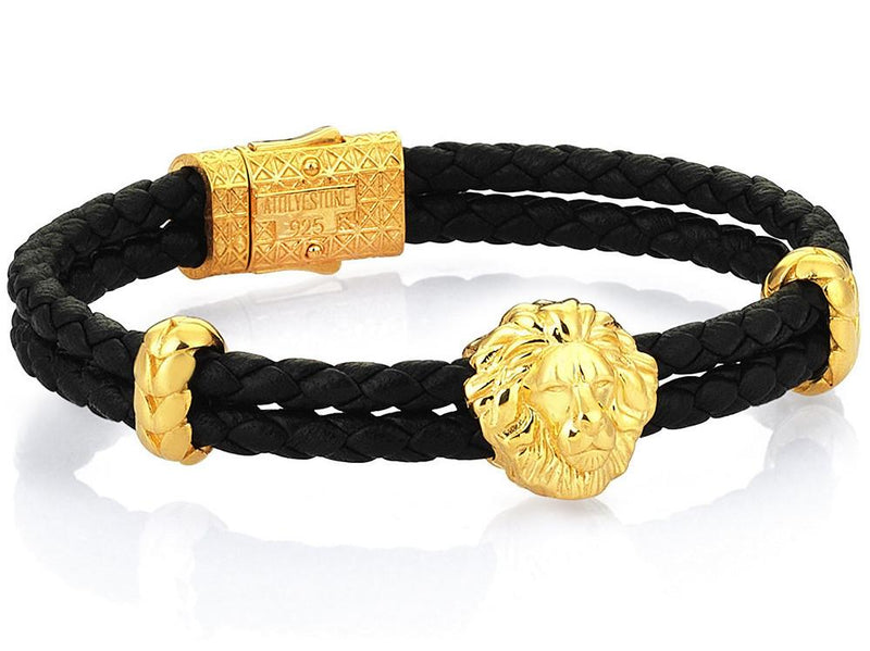 Bracelet - 18K YELLOW GOLD LEO NAPPA