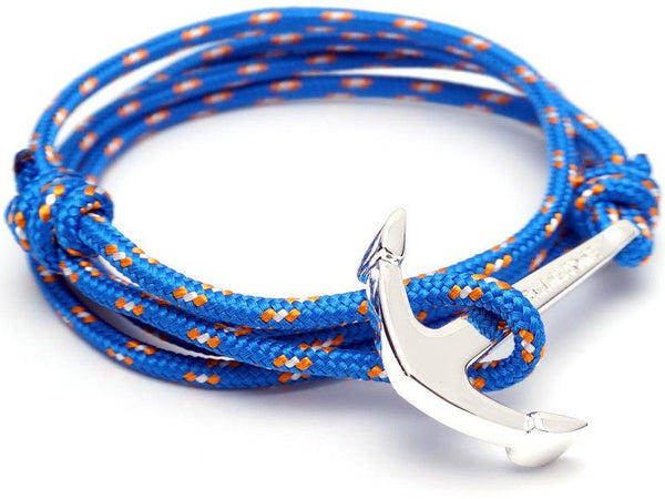 virginstone Bracelet - Anchor Bracelet Blue / Silver