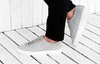 William Strouch Shoes - GREY CLASSIC SNEAKER SKO